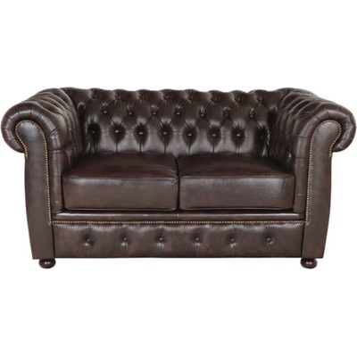 indickynabytek.cz Chesterfield Liverpool z pravé hovězí kůže Brown