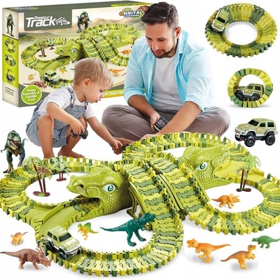 Stator Závodní autodráha dinosaurus Magic Track Dino Park 271 dílů