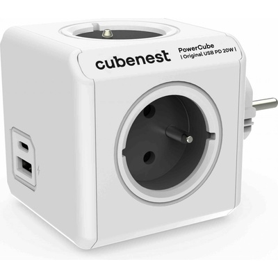 Cubenest PowerCube Original USB A+C PD 20 W šedá – Zbozi.Blesk.cz