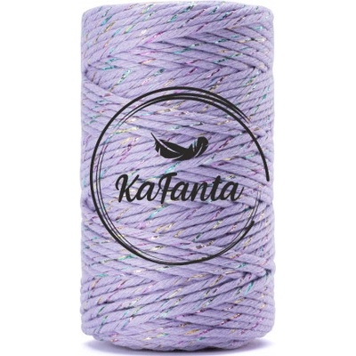 Macrame priadza KaFanta PREMIUM 2mm/50m - lavender rainbow