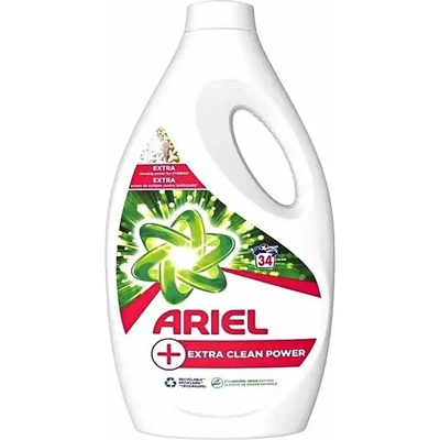 Ariel Clean Power течен препарат за бяло и цветно пране 34 пранета
