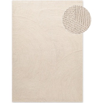 Hanse Home Ръчно изработен вълнен килим в светло естествен цвят 80x150 cm Eleni Natural White - Hanse Home (106220-80x150)