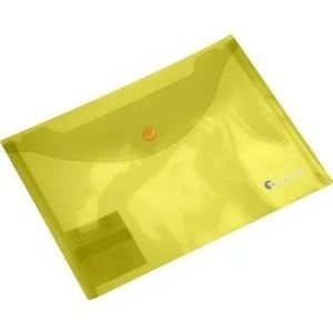 TITANUM Envelope briefcase A5 transparent yellow