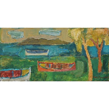 Пейзаж с лодки