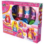 Play-Toys Комплект с моделин Play-Toys - Фризьорски салон за принцеси (423) - baby