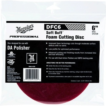 Meguiar's Soft Buff Foam Cutting Disc 6" 1 ks
