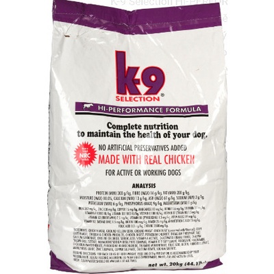 K-9 Selection Hi-Performance Formula 2 x 12 kg