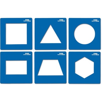 Šablóny Geometria 6 ks