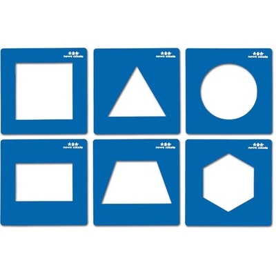 Šablóny Geometria 6 ks