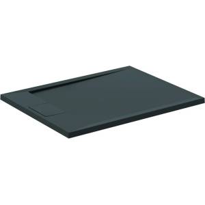 Ideal Standard i. life Ultra Flat S правоъгълно душ корито, наситено черно, 90x70 см (T5237FV)