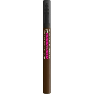 NYX Professional Makeup Zero To Brow Farebný gél na obočie 06 Chocolate 2 ml