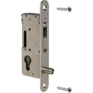 Locinox Брава за крилата или плъзгаща врата H-Compact Locinox за вграждане в профил 60 мм. без дръжки (P00008039)