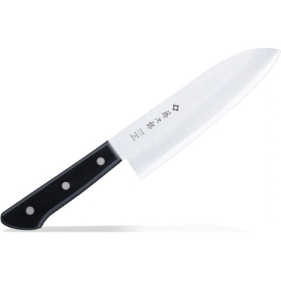TOJIRO Кухненски нож Tojiro Basic Santoku, 17 см, неръждаема стомана, 3-пластово острие, черен (F-316)