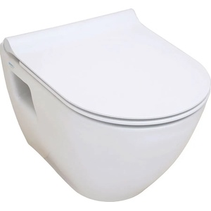 SEREL Конзолна тоалетна чиния SMART SM12 GTL SLIM Soft Close, с вградено биде (SM12 GTL BLAZE SLIM Soft Close)