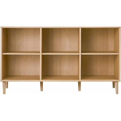 Knižnica v dekore duba v prírodnej farbe 133x75 cm Mistral – Hammel Furniture