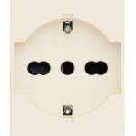 Vimar 30210. C Контакт SICURY Linea, 2P+E 16A P40 250 V~, унив. стандарт, детска защита, 2М, Canvas, (VM30210.C)