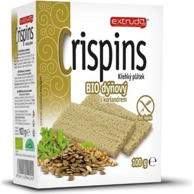 Extrudo Crispins dýňový křehký plátek BIO DTM 30.07.2026 100 g
