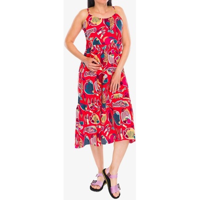 Patagonia Tidal Threads Dress červená