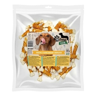MR. PRETZEL Kocky s kuracím mäsom a treskou 500 g