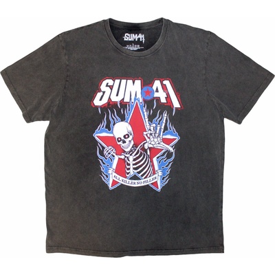 Sum 41 All Killer No Filler Skeleton Charcoal Grey