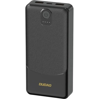 Dudao Преносима батерия Powerbank Dudao K10 10000mAh 2.4A 2 x USB-A - черен (K10-B)