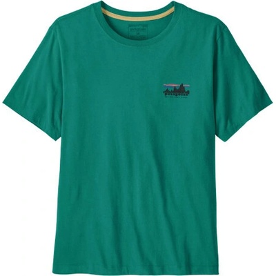 Patagonia '73 SKYLINE T-SHIRT tmavě zelená