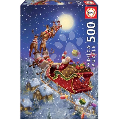 Educa Santa Claus is Coming a Fix lepidlo 500 dílků