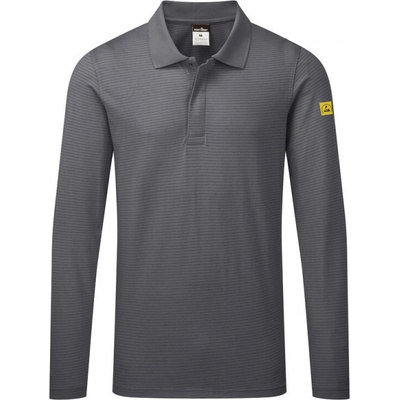 Portwest polokošile AS23 Anti-Static ESD polo krátký rukáv sivá 5XL