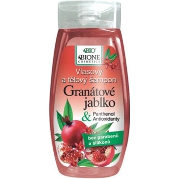 Bio Bione granátové jablko Vlasový a telový šampón 260 ml
