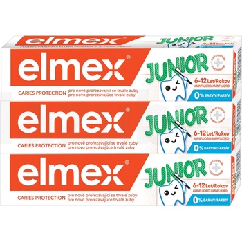 Elmex Junior zubná pasta 3 x 75 ml