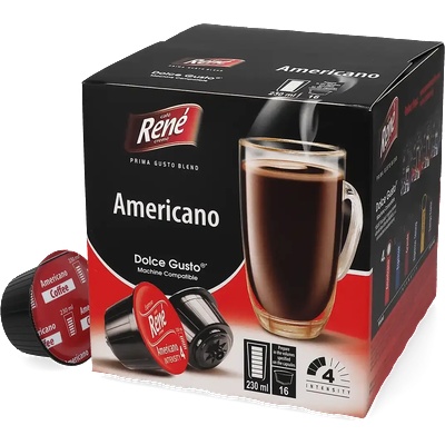 Café René | Americano - 16 капсули за Dolce Gusto