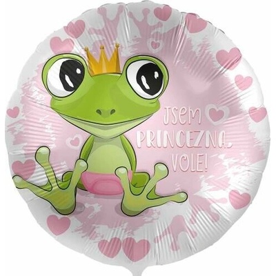 Foliový balonek Jsem Princezna vole CZ 43 cm