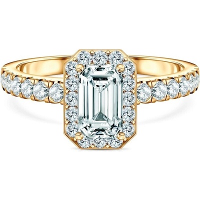 Savicki Zásnubný prsteň This is Love žlté zlato laboratórne diamanty TIL P EM 50 LAB Z