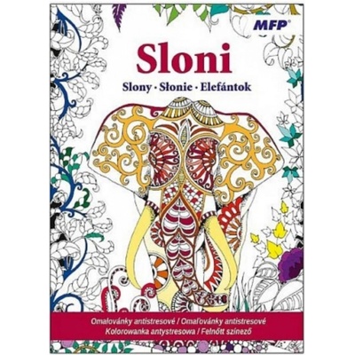 Omalovánky antistresové Sloni 210x290/32s – Zboží Dáma