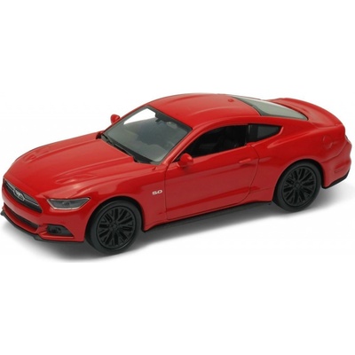 Welly Ford Mustang GT 2015 model červený 1:34