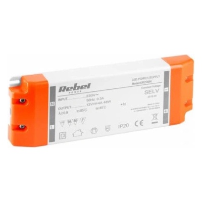 Zdroj pro LED 12V 4A 48W REBEL URZ0884