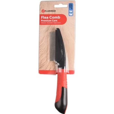 Flamingo Peigne Anti-puces - Гребен за гладки и късокосмести породи кучета, 21 см