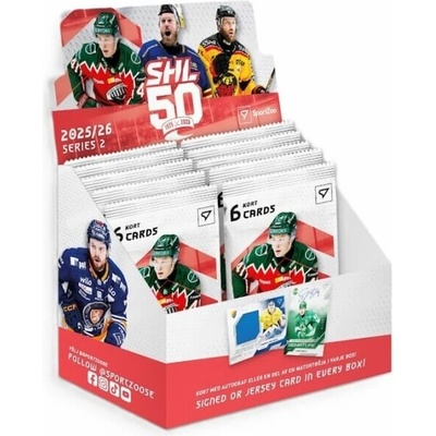 Sportzoo 2025-2026 Svenska hockeyligan SHL 2. séria Retail Box