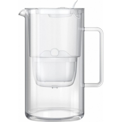 Aquaphor Кана за филтриране на вода Aquaphor Glass 120021, 2.5 л, Стъкло, Брояч, Филтър с магнезий, Бял (120021)