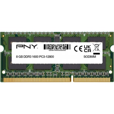 PNY DDR3 8GB 1600MHz CL11 SOD8GBN12800