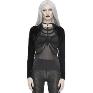 Devil fashion Дамска тениска с дълги ръкави (топ) devil fashion - ett024