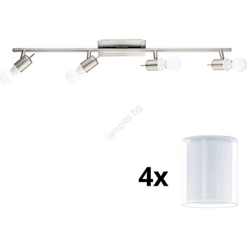 EGLO - LED точкови лампи MY CHOICE 4xE14/4W/230V хром/бяло (EG31128D)