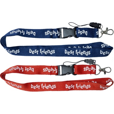 Šňůrka na krk Popruh dlouhý Best Friends