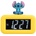 Paladone Будилник Paladone Mini Icon, Disney - Stitch, 8, 8 cm, Батерии (AAA), Цифров будилник (PP14951LS)