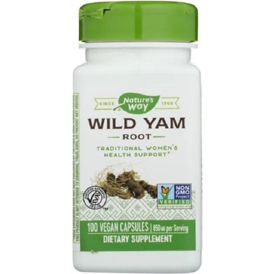Nature's Way Wild Yam Root, 350 mg, 100 капсули, Nature’s Way (17870)