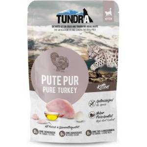 TUNDRA Kitten пауч за подрастващи котенца, БЕЗ ЗЪРНО, чисто пуешко - 100 гр, Германия - 775