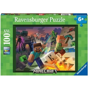 Ravensburger Пъзел Ravensburger XXL - Minecraft, 100 части (4005556133338) (4005556133338)
