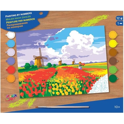 Sequin Art - Рисуване по номера - голям размер, Лалетата на Амстердам