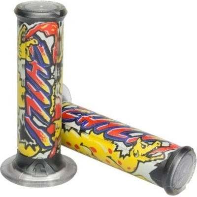 HARRIS gripy 01684-CH CHILL (120 mm/22 mm) bez otvoru barva žlutá/černá