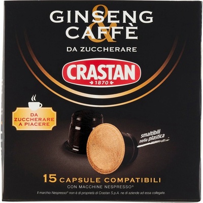 Crastan kávové kapsule so zázvorom kompatibilné s nespresso 15 ks